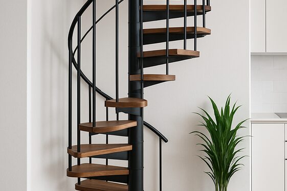 Compact Spiral Stairs for Small Spaces illustration