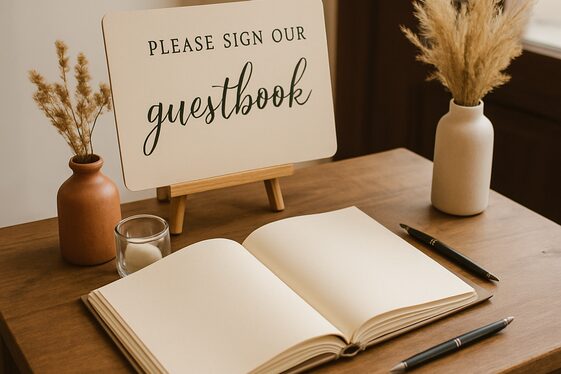 Create an Interactive Guestbook Area illustration