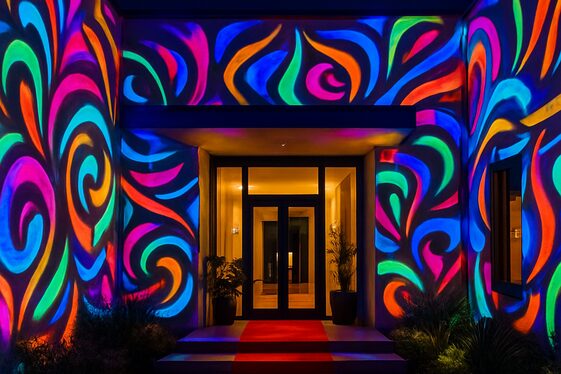 Incorporate Creative Lighting Projections illustration