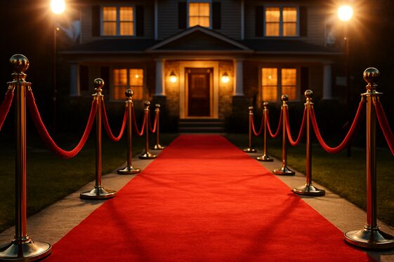 Create a Dramatic Red Carpet Entrance illustration