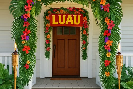 Design a Themed Entrance Scene illustration