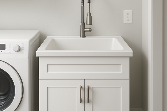 Install a Laundry Sink for Pre-Treatment and Cleaning illustration