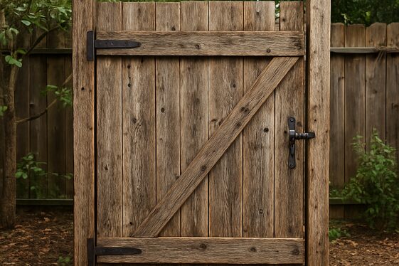 Reclaimed Wood Gates for Eco-Friendly Charm illustration