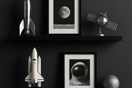 Add Floating Shelves for Space Decor Displays illustration