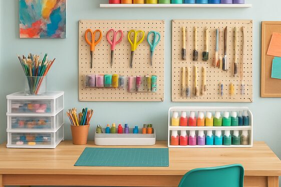 Set Up a Creative DIY Crafting Station illustration