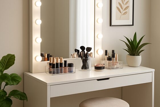 Add a Chic Vanity Corner for Self-Care and Style illustration