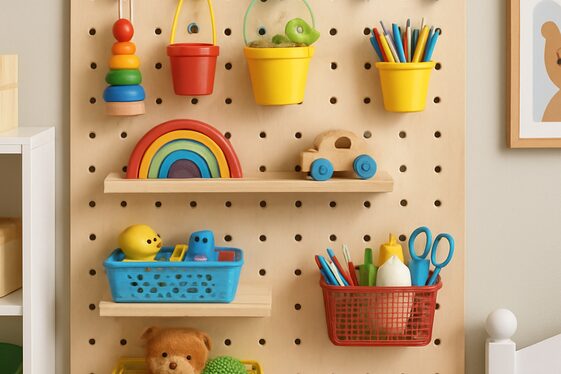 DIY Pegboards for Customizable Storage illustration