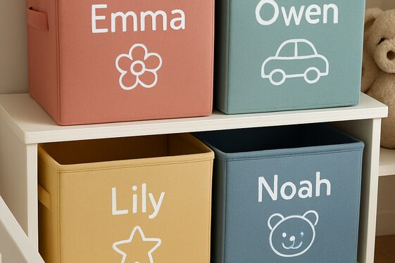 Personalized Storage Labels for Easy Sorting illustration