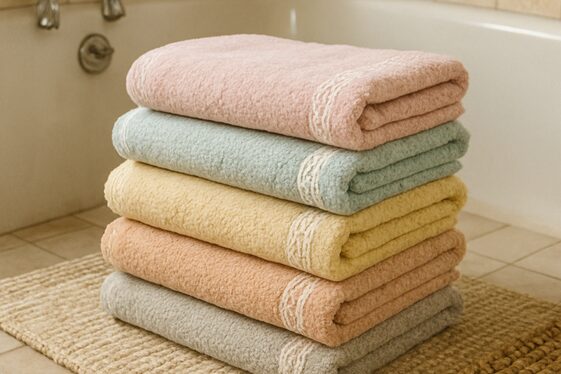 Vintage Towels and Textiles for Soft Touches illustration