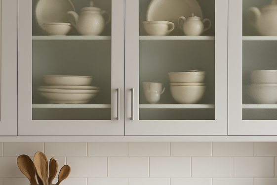 Use Glass-Front Cabinets to Show Off Collectibles illustration