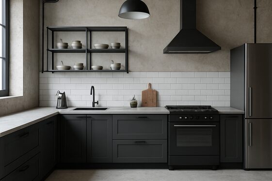 Textured White Concrete Flooring for Industrial Vibe illustration