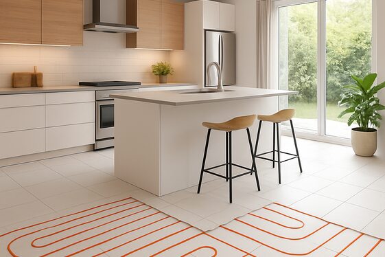 White Floor Radiant Heating to Enhance Comfort illustration