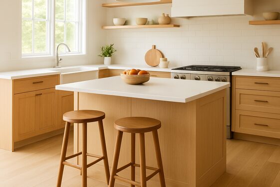Bright White Oak Hardwood for Warmth and Light illustration