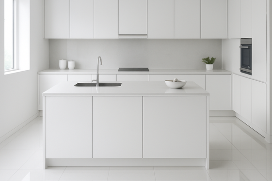 Glossy White Porcelain Tiles for a Sleek Look illustration