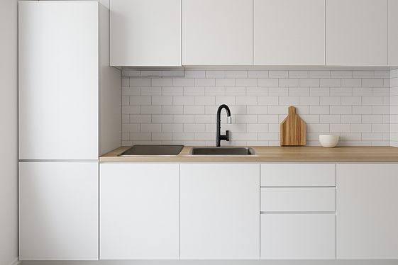 White Hexagon Tiles for a Modern Twist illustration