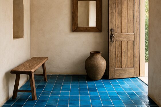 Add Blue Zellige Floor Tiles for an Unexpected Wow Factor illustration