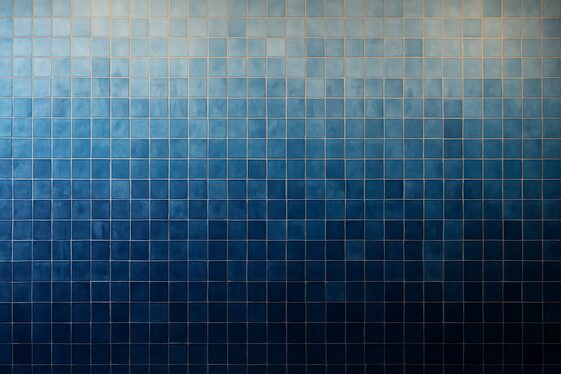 Mix Different Blue Shades for a Stunning Ombre Wall Effect illustration