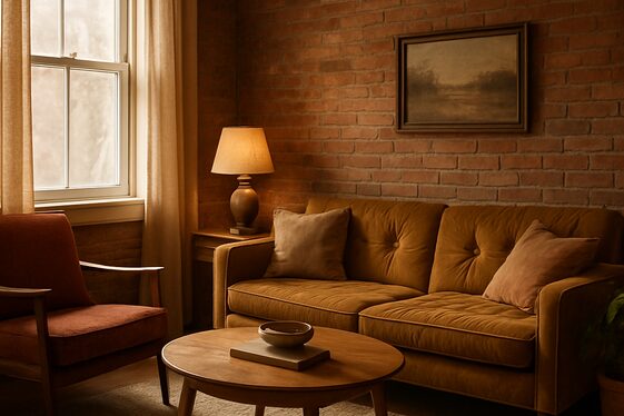 Exposed Red Brick Wall for Classic Charm illustration
