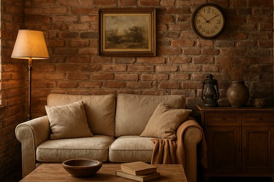 Rustic Reclaimed Brick Accents for Warmth illustration