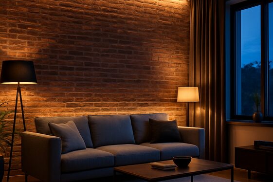 Creative Illumination on Brick Walls illustration