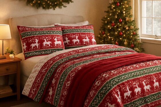 Festive Holiday Bedding Sets to Cozy Up Your Space illustration