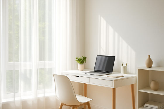 Brighten Up with Natural Light and White Walls illustration