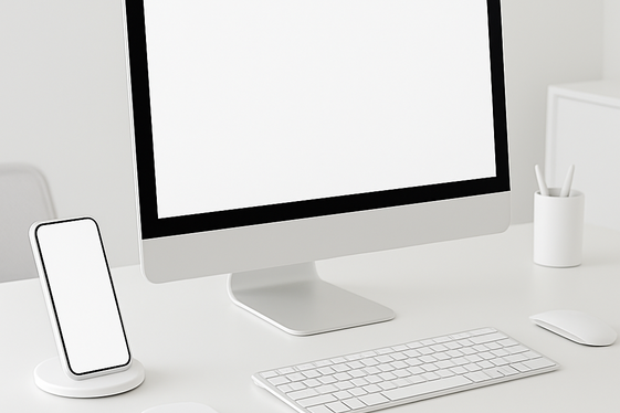 Incorporate Smart Technology with White Gadgets illustration