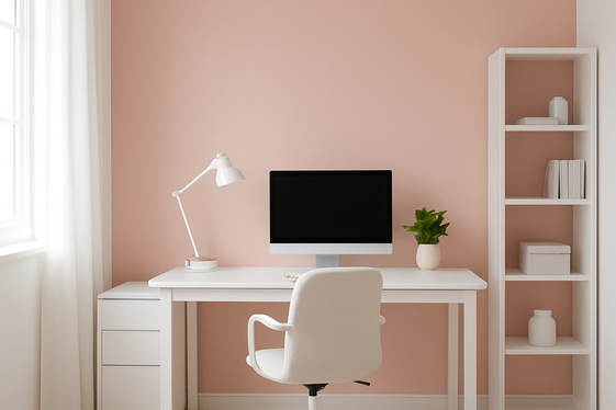 Create an Accent Wall with Soft Pastels illustration