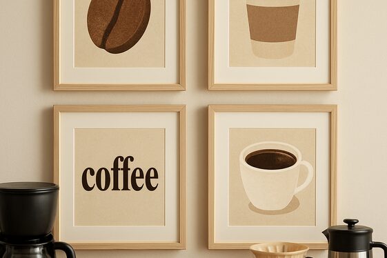 Display Coffee Art and Prints to Inspire Creativity illustration