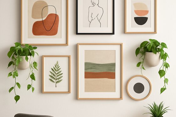 Gallery Walls with Plants for a Natural Touch illustration