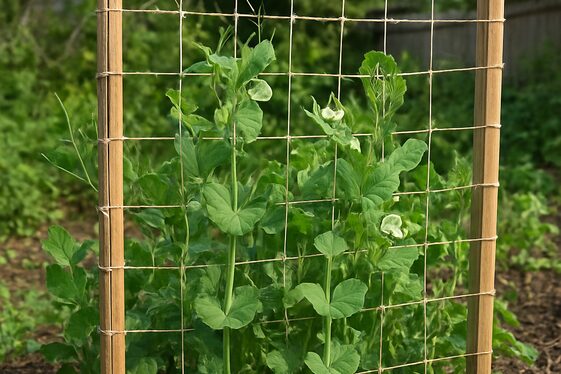 String-and-Post Trellis for Easy Setup illustration