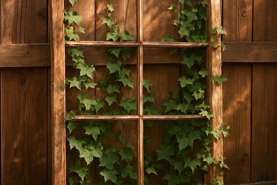 Window Frame Trellis for Vintage Appeal illustration