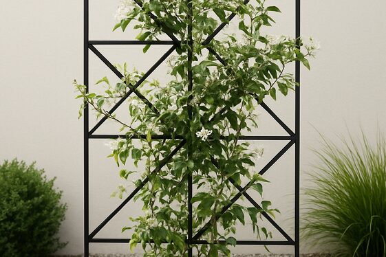 Metal Rod Trellis for a Modern Edge illustration