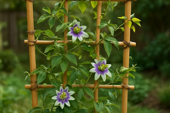 Bamboo Trellis for Eco-Friendly Gardening illustration