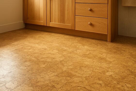 Cork Flooring for Eco-Friendly Warmth illustration