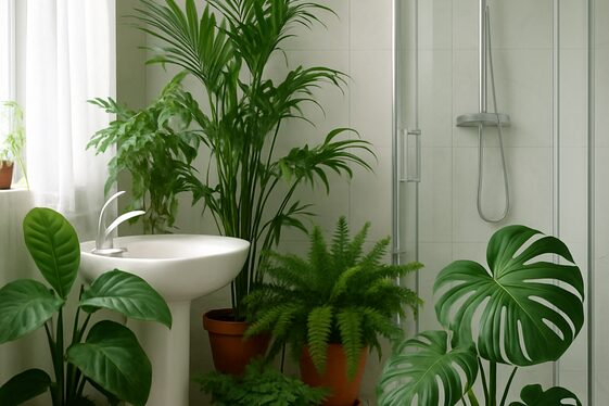 Plants That Thrive in Humid Bathrooms illustration