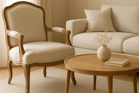 Curved Lines in Furniture for Soft Elegance illustration