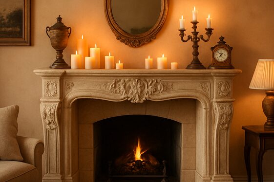 French-Inspired Fireplace Mantels as Focal Points illustration