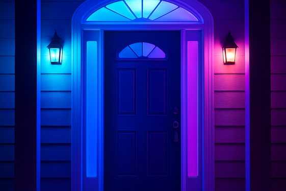 Colored Lighting for Unique Personality illustration