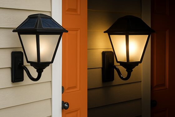 Solar-Powered Lights for Eco-Friendly Charm illustration