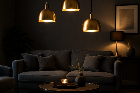 Using Gold Lighting Fixtures to Add Warmth and Glamour illustration