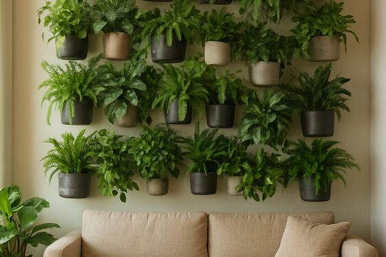 Add a Vertical Garden or Living Wall Feature illustration