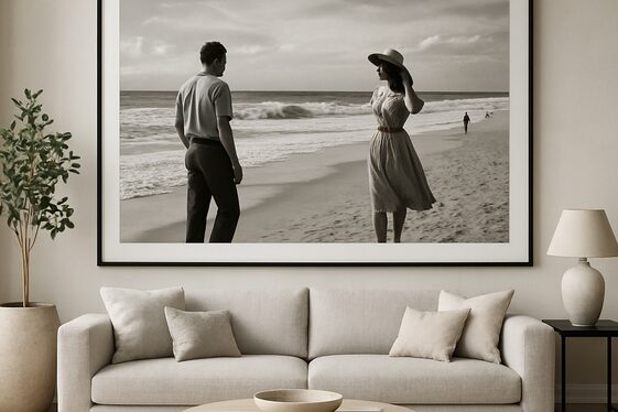 Hang Oversized Photography Prints with Minimal Frames illustration