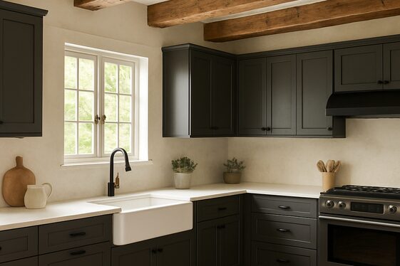 Dark Wood Beams to Boost Cottage Style illustration