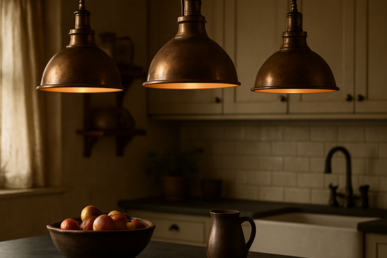 Moody Pendant Lights that Pop illustration