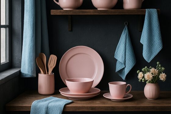 Mixing Dark Colors with Pastel Accessories illustration