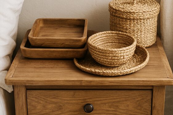 Decorative Trays and Baskets for Organization illustration