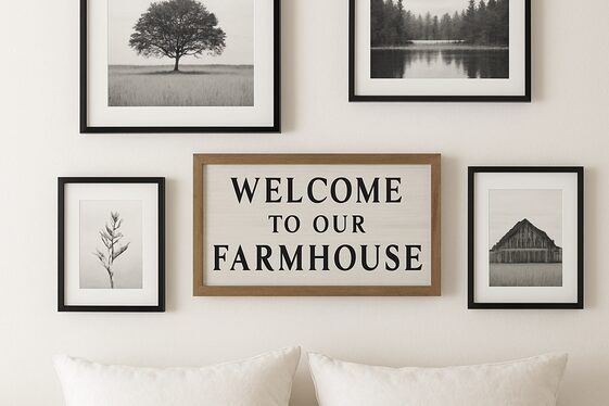Simple Wall Art with Farmhouse Flair illustration