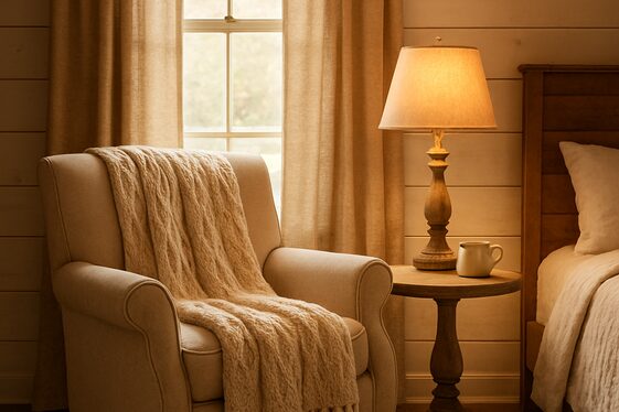 Cozy Reading Nooks with Farmhouse Style illustration