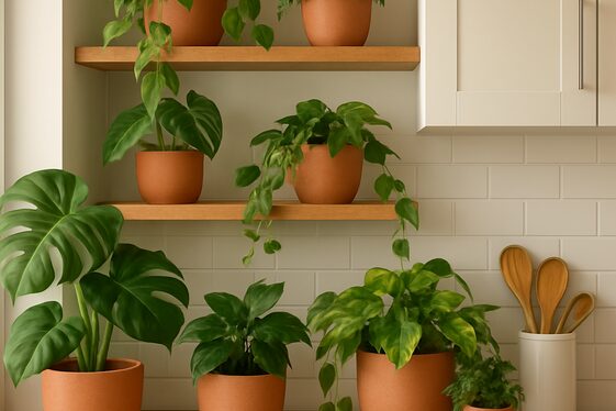 Combine Peach Fuzz with Greenery for Fresh Energy illustration